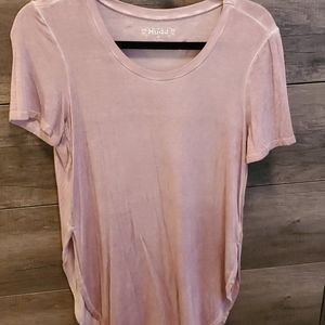 Lavender long-lined tshirt